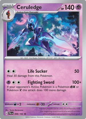 Ceruledge - 098/193: SV02: Paldea Evolved