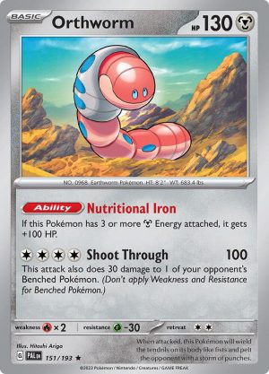 Orthworm - 151/193: SV02: Paldea Evolved