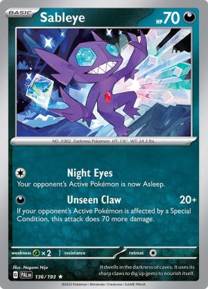 Sableye - 136/193: SV02: Paldea Evolved