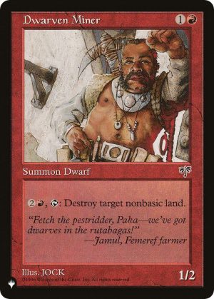 Dwarven Miner - : The List Reprints