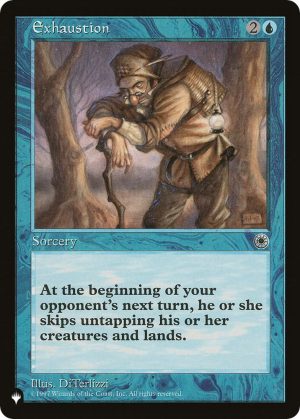 Exhaustion: The List Reprints