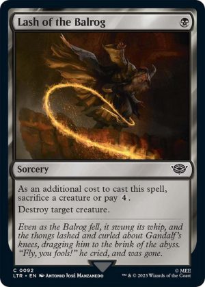 Lash of the Balrog - 92: Universes Beyond: The Lord of the Rings: Tales of Middle-earth