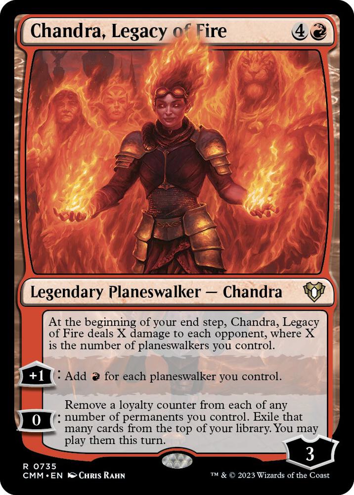 Chandra, Legacy of Fire - 735: Commander Masters