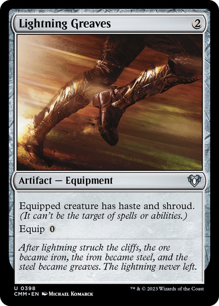 Lightning Greaves - 398: Commander Masters