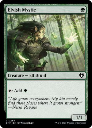 Elvish Mystic - 284: Commander Masters