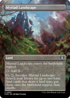 Myriad Landscape (Borderless) - 660: Commander Masters
