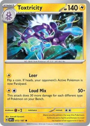 Toxtricity - 072/197: SV03: Obsidian Flames