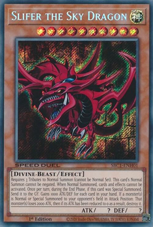 Slifer the Sky Dragon - SBC1-ENH01: Speed Duel: Streets of Battle City