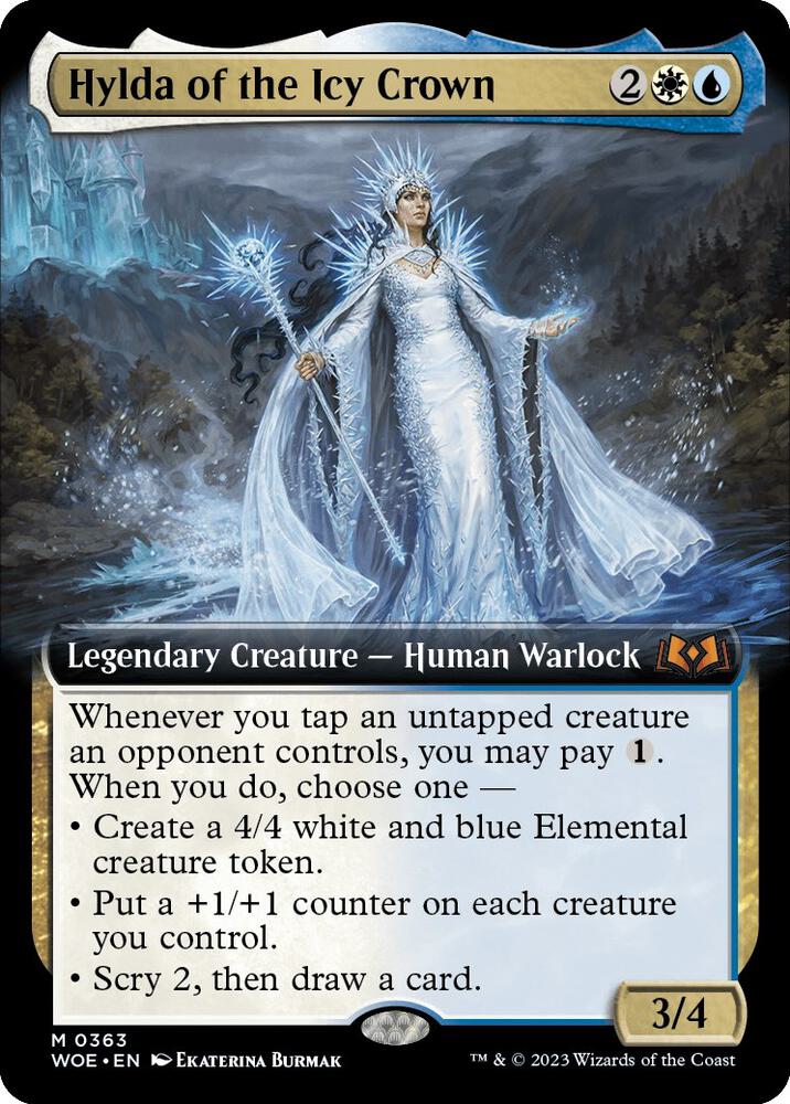 Hylda of the Icy Crown (Extended Art) - 363: Wilds of Eldraine