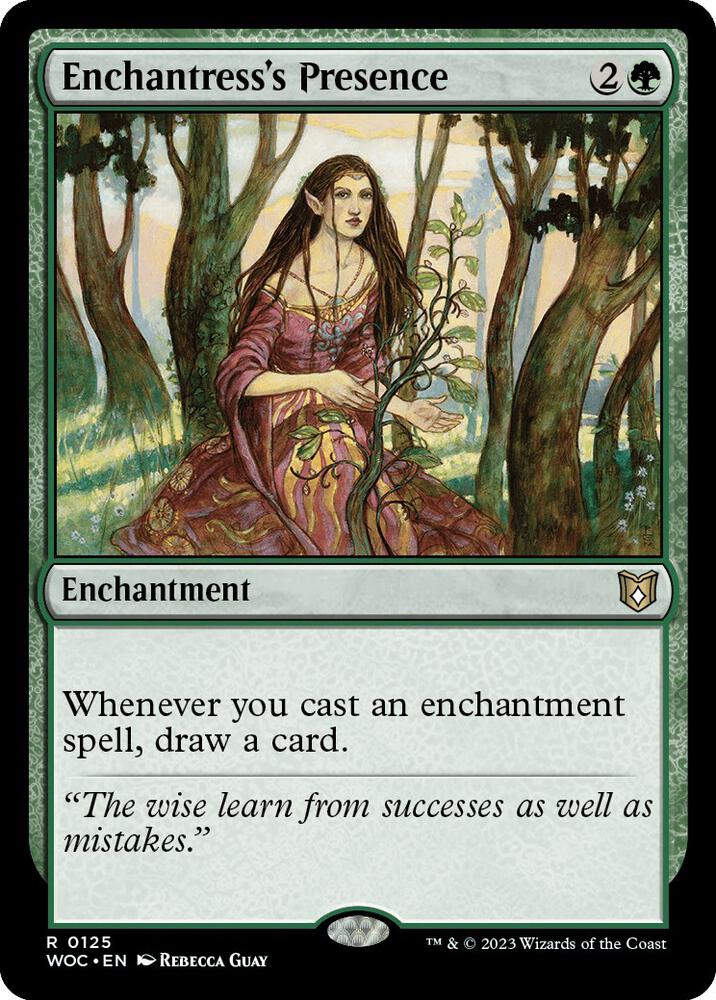 Enchantress's Presence - 125: Commander: Wilds of Eldraine