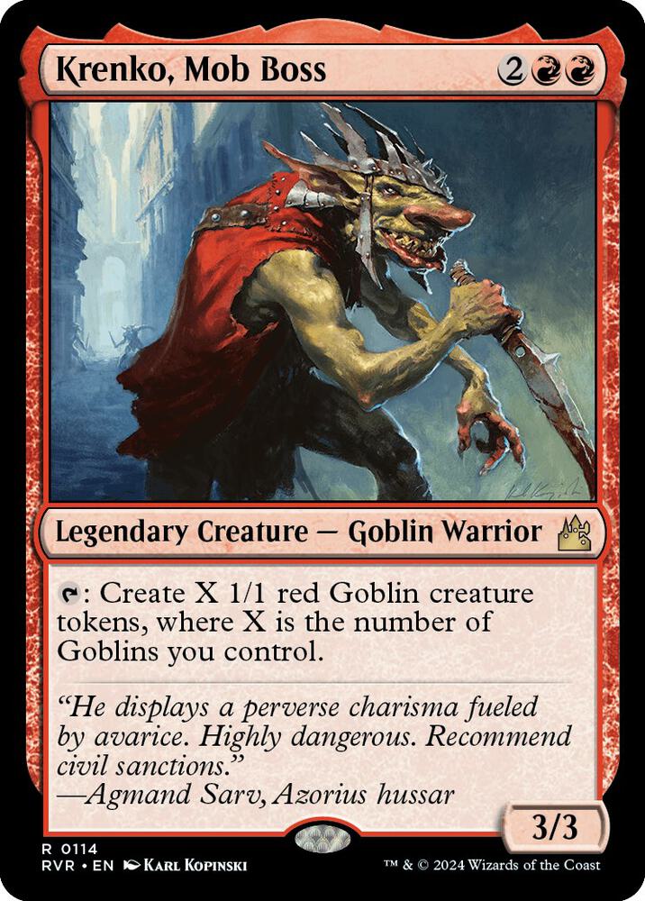 Krenko, Mob Boss - 114: Ravnica Remastered