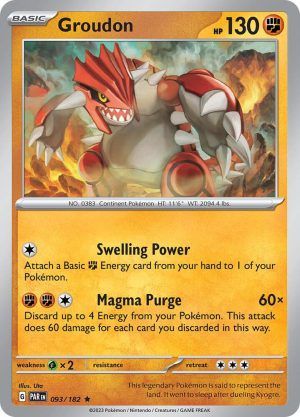 Groudon - 093/182: SV04: Paradox Rift
