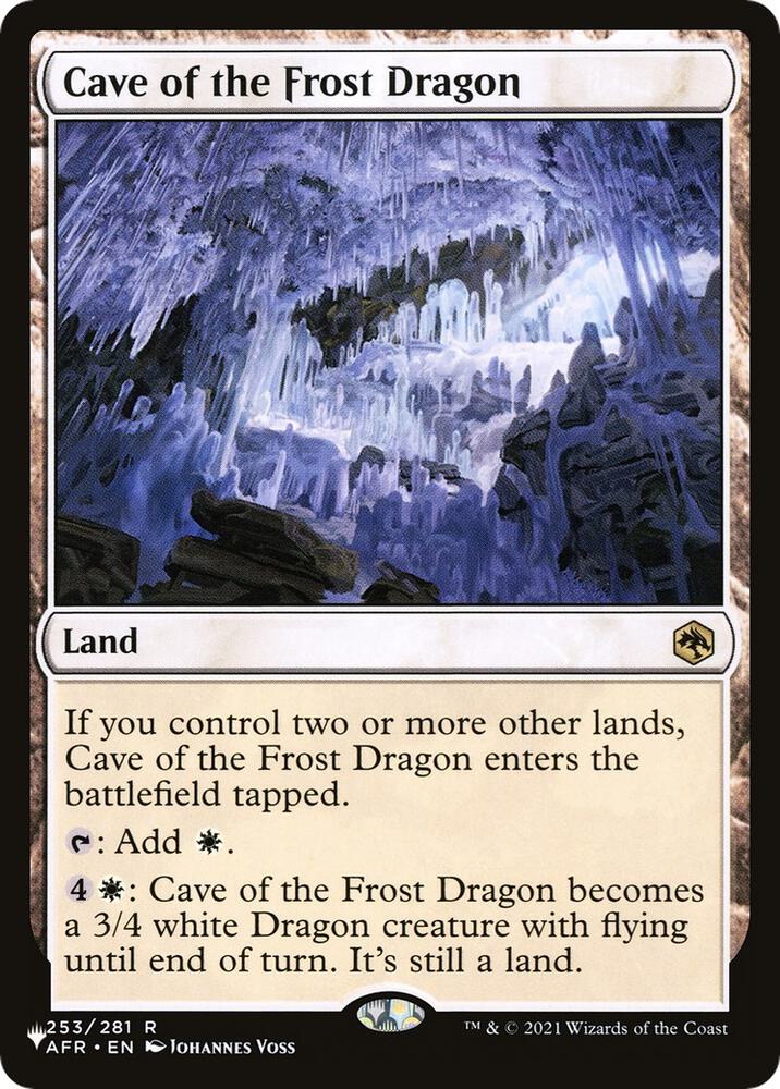Cave of the Frost Dragon - 253/281: The List Reprints
