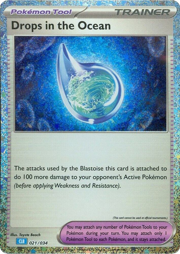 Drops in the Ocean - 021/034: Trading Card Game Classic