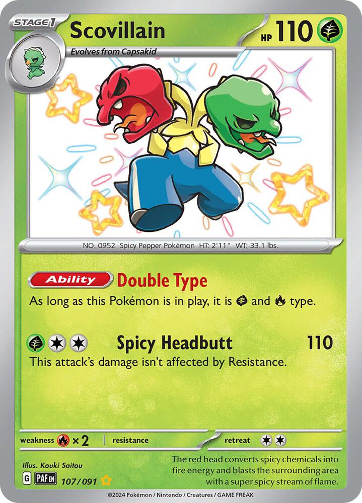 Scovillain - 107/091: SV: Paldean Fates