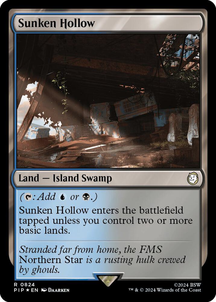 Sunken Hollow (Surge Foil) - 824: Universes Beyond: Fallout