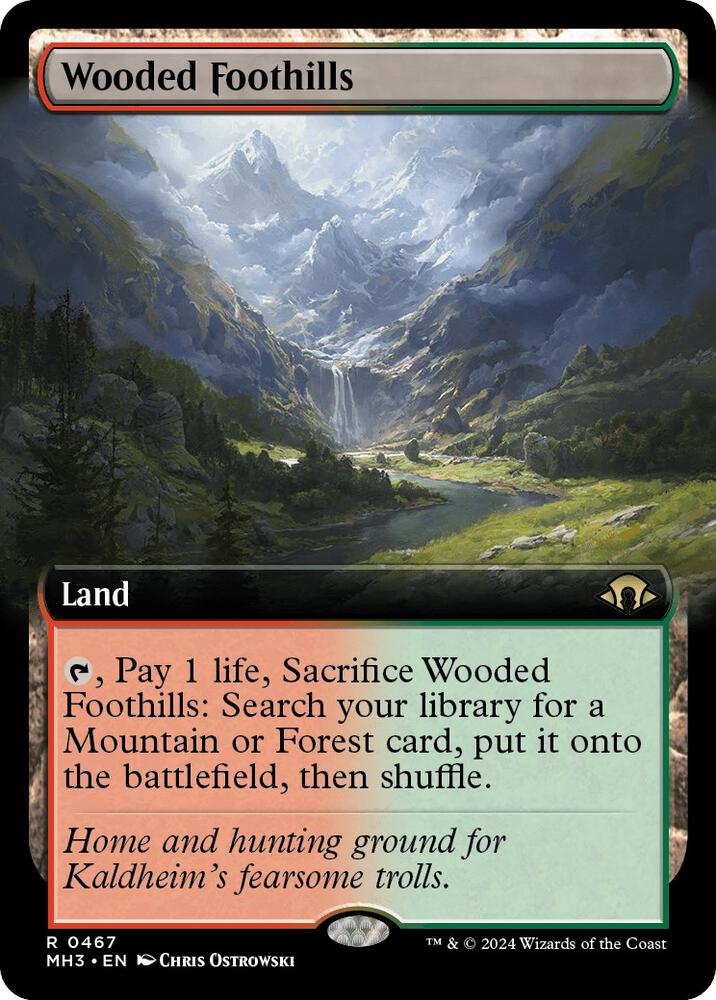 Wooded Foothills (Extended Art) - 467: Modern Horizons 3