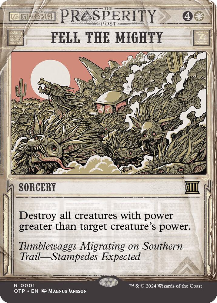 Fell the Mighty - 1: Outlaws of Thunder Junction: Breaking News