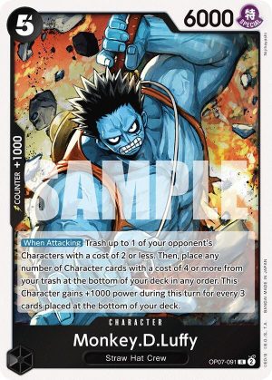 Monkey.D.Luffy (091) - OP07-091: 500 Years in the Future