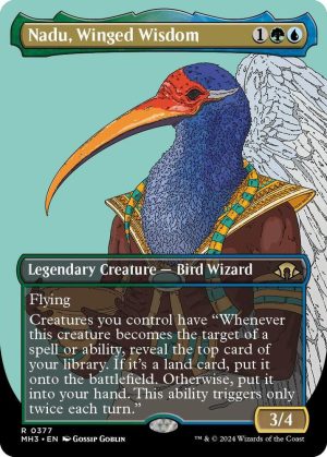 Nadu, Winged Wisdom (Borderless) - 377: Modern Horizons 3
