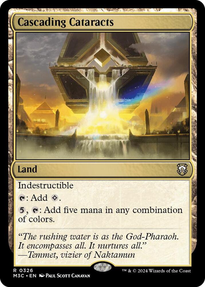 Cascading Cataracts (Ripple Foil) - 326: Commander: Modern Horizons 3