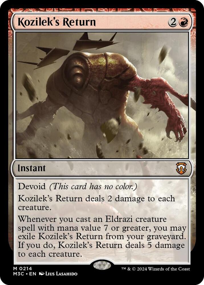 Kozilek's Return (Ripple Foil) - 214: Commander: Modern Horizons 3