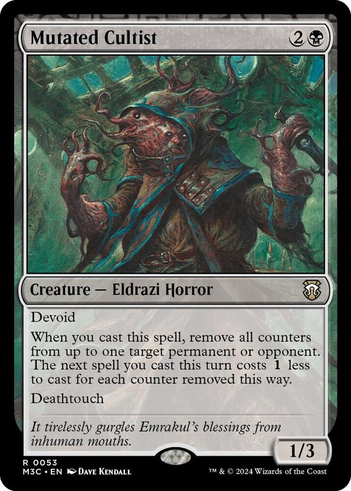 Mutated Cultist (Ripple Foil) - 53: Commander: Modern Horizons 3