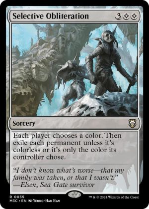 Selective Obliteration (Ripple Foil) - 35: Commander: Modern Horizons 3
