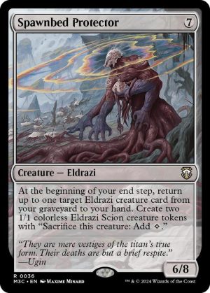 Spawnbed Protector (Ripple Foil) - 36: Commander: Modern Horizons 3