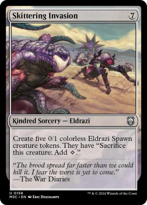 Skittering Invasion (Ripple Foil) - 159: Commander: Modern Horizons 3