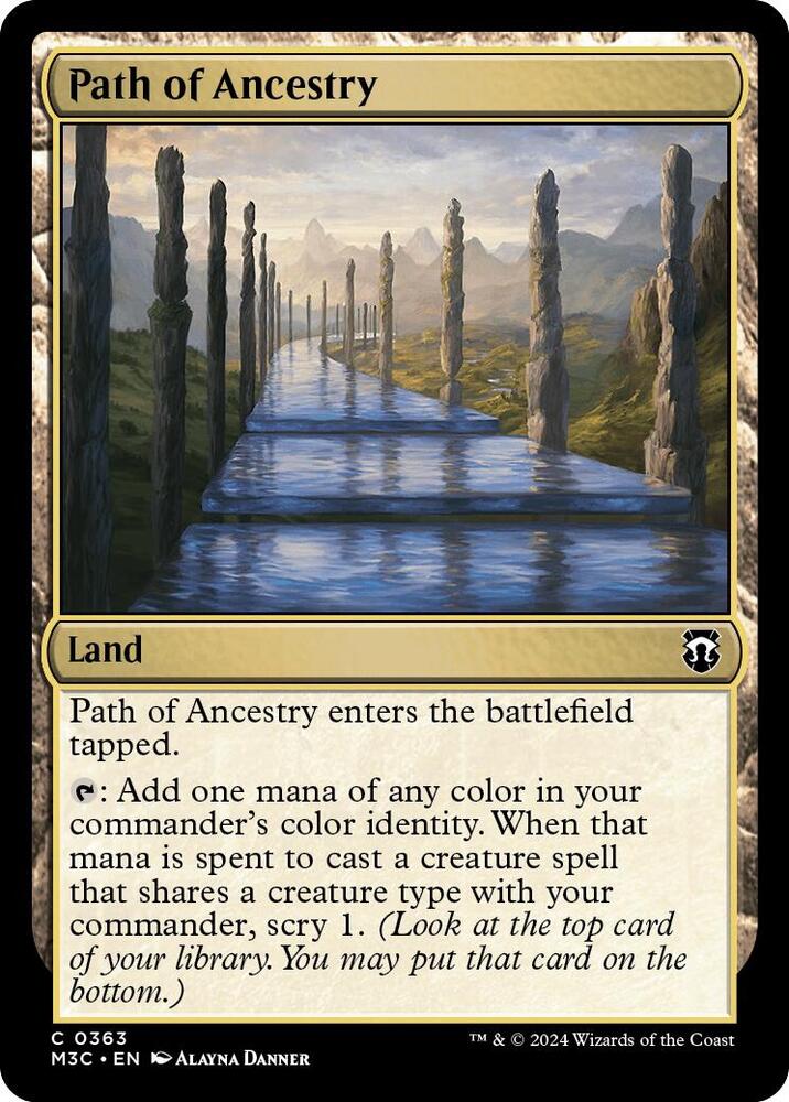 Path of Ancestry (Ripple Foil) - 363: Commander: Modern Horizons 3