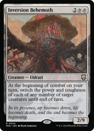 Inversion Behemoth  (Ripple Foil) - 34: Commander: Modern Horizons 3