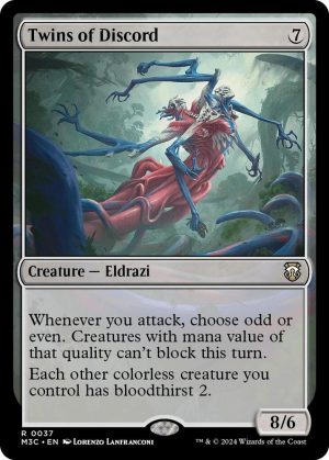 Twins of Discord (Ripple Foil) - 37: Commander: Modern Horizons 3