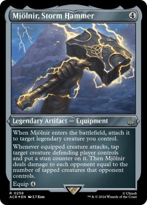Mjolnir, Storm Hammer (Foil Etched) - 258: Universes Beyond: Assassin's Creed