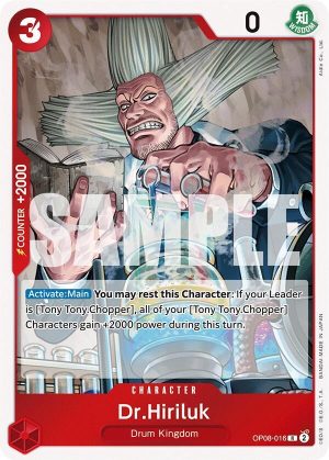 Dr.Hiriluk - OP08-016: Two Legends