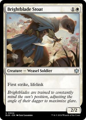 Brightblade Stoat - 4: Bloomburrow