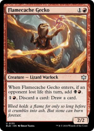 Flamecache Gecko - 135: Bloomburrow