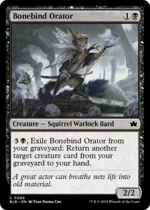 Bonebind Orator - 84: Bloomburrow