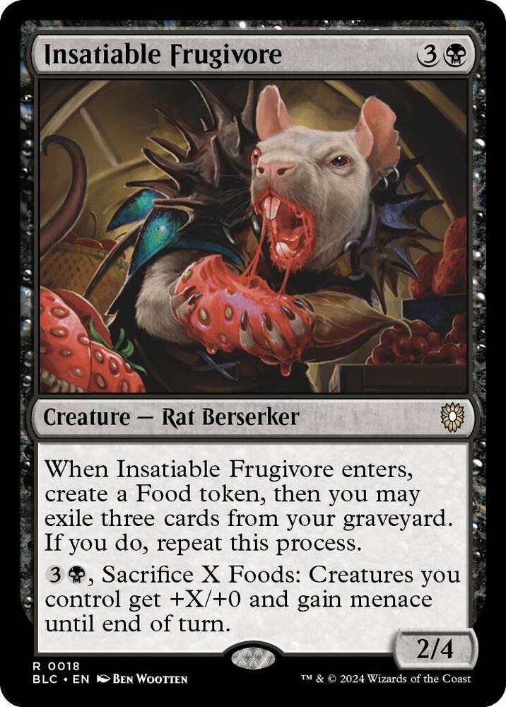 Insatiable Frugivore - 18: Commander: Bloomburrow
