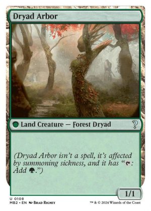 Dryad Arbor (White Border) - 108: Mystery Booster 2