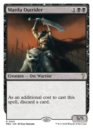 Mardu Outrider (White Border) - 1: Mystery Booster 2