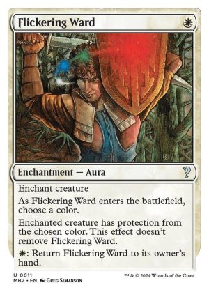 Flickering Ward (White Border) - 11: Mystery Booster 2