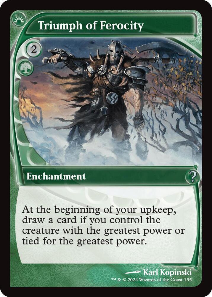Triumph of Ferocity (Future Sight) - 135: Mystery Booster 2