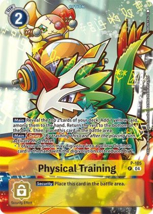 Physical Training (Starter Deck 18 Exclusive) - P-105 P: Digimon Promotion Cards
