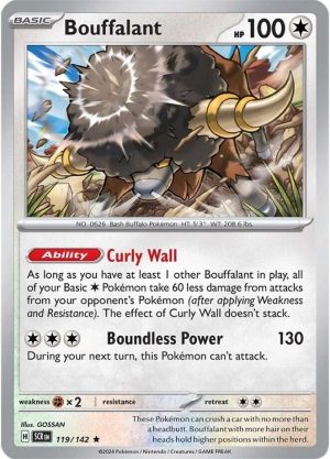 Bouffalant - 119/142: SV07: Stellar Crown