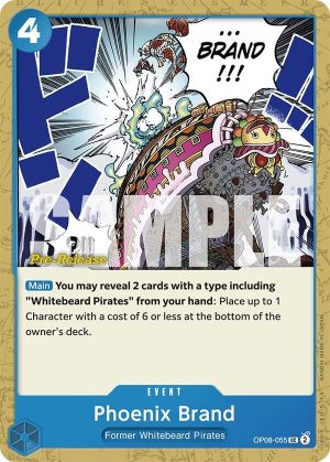 Phoenix Brand - OP08-055: Two Legends Pre-Release Cards
