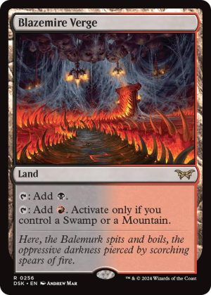 Blazemire Verge - 256: Duskmourn: House of Horror