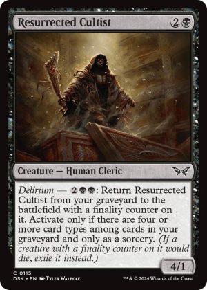 Resurrected Cultist - 115: Duskmourn: House of Horror