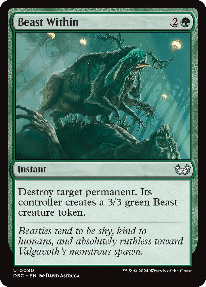 Beast Within - 80: Commander: Duskmourn: House of Horror