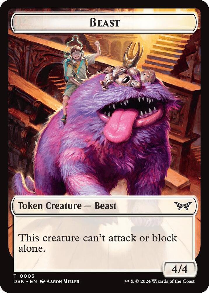 Beast Token - 3: Duskmourn: House of Horror